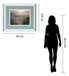 Budle, Misty Sunset By Joe Cornish - Mirror Framed Print Wall Art - Green