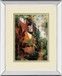 Carmino Hermoso By Hali - Mirror Framed Print Wall Art - Green