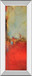 Chicago St. Rush I By Erin Ashley - Mirror Framed Print Wall Art - Red