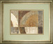 Circular Sculpture By Wild Apple Portfolio - Framed Print Wall Art - Light Brown