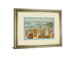 Cityscape By Longo - Framed Print Wall Art - Beige