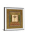Classic Palm I By Rebecca Burton - Mirror Framed Print Wall Art - Light Brown
