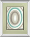 Concentric Ovals #1 By David Bromstad - Mirror Framed Print Wall Art - Beige