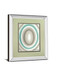 Concentric Ovals #1 By David Bromstad - Mirror Framed Print Wall Art - Beige