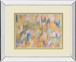 Concerto Grey By Robert Cresvell - Mirror Framed Print Wall Art - Yellow