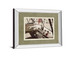 Cool Cats By Gail Peck - Mirror Framed Print Wall Art - Light Brown