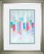 Cool Rhizome I By Ann Marie Coolick - Framed Print Wall Art - Light Blue
