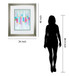 Cool Rhizome I By Ann Marie Coolick - Framed Print Wall Art - Light Blue