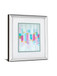 Cool Rhizome I By Ann Marie Coolick - Mirror Framed Print Wall Art - Light Blue