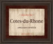 Cote Du Rhone By Paola Viveiros - Framed Print Wall Art - White