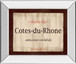Cote Du Rhone By Paola Viveiros - Mirror Framed Print Wall Art - Beige