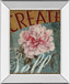 Create Yourself By Kelly Donovan - Mirror Framed Print Wall Art - Dark Gray