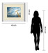 Cross In The Sky By Viadischern - Mirror Framed Photo Print Wall Art - Blue