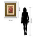 Daphne's Poppies By Vivian Flasch - Mirror Framed Print Wall Art - Light Brown