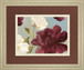 Deep Peonies Il By Asia Jensen - Framed Print Wall Art - Dark Red