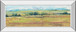 Distant Treeline Panel II By Tim Otoole - Mirror Framed Print Wall Art - Light Brown