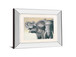 Elephant By Peter Moustakas - Mirror Framed Print Wall Art - Dark Gray