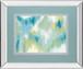 Energetic By Rita Vindedzis - Mirror Framed Print Wall Art - Blue