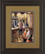 Entre Copas By Didier Lourenco - Framed Print Wall Art - Light Brown