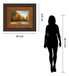 Evening Walk By Robert Striffolino - Framed Print Wall Art - Orange