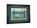 Extounge Rapids By G. Forsythe - Framed Print Wall Art - Blue