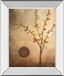Fall Stem In The Light By Michael Marcon Mirror Framed Print Wall Art - Beige