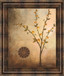 Fall Stem In The Light By Michael Marcon Framed Print Wall Art - Beige