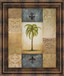 Fantasy Palm Il By Michael Marcon - Framed Print Wall Art - Light Brown