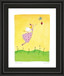 Felicity Wishes Il By Emma Thomson - Framed Print Wall Art - Yellow