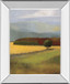 Field Of Gold By Judith D'agostino - Mirror Framed Print Wall Art - Green
