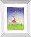 Felicity Wishes I By Emma Thomson - Mirror Framed Print Wall Art - Blue