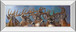 Five Bucks By Carolyn Mock - Framed Print Wall Art - Blue