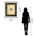 Fleur Di Lies I By Alexey Paviuts - Mirror Framed Print Wall Art - Beige