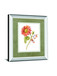 Floursack Autumn II On By Danhui Nai Mirrored Frame - White