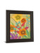 Flowerbed By Cary Phillips - Framed Print Wall Art - Orange