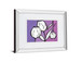 Flowers In Unity - Purple By David Bromstad - Mirror Framed Print Wall Art - Purple