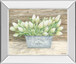 Flowers & Garden Tulips By Cindy Jacobs - Mirror Framed Print Wall Art - Green