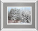 Frosty Morning By Mike Jone - Mirror Framed Print Wall Art - White