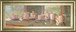 Gathering Il By Lorraine Vail - Framed Print Wall Art - Light Brown