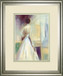 Getting Ready By Sutton - Framed Print Wall Art - Beige