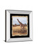 Giraffe - Mirror Framed Print Wall Art - Beige