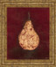 Pear By Norman Wyatt, Jr. - Framed Print Wall Art - Dark Red
