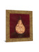 Pear By Norman Wyatt, Jr. - Framed Print Wall Art - Dark Red