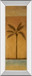 Golden Palm I By Jordan Grey - Mirror Framed Print Wall Art - Light Brown