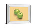 Green Apples - Mirror Framed Print Wall Art - Green