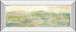 Greenery Horizon Line III By Jennifer Goldberger - Mirror Framed Print Wall Art - Green