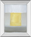 Halflight Il By Caroline Gold - Mirror Framed Print Wall Art - Yellow
