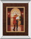 Heavenly Arch By Delancy - Mirror Framed Print Wall Art - Red