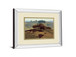Hills Near Chico By N. Bohne - Mirror Framed Print Wall Art - Light Brown