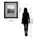 Hint Of By Aerial Snow - Framed Print Wall Art - Light Blue